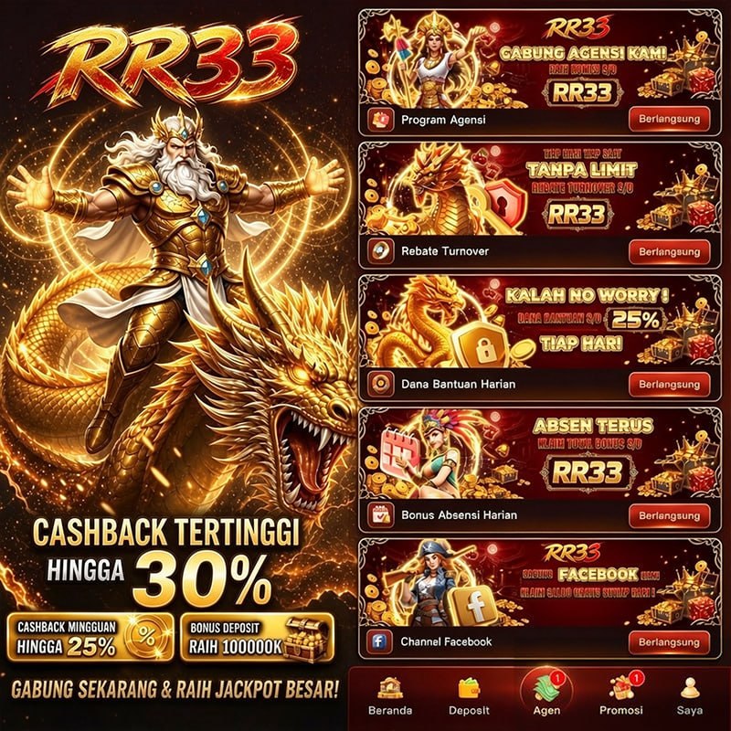RR33 - agen slot online terpercaya di Indonesia dengan slot gacor hari ini terbaik dari slot88 di tahun 2026 ini.